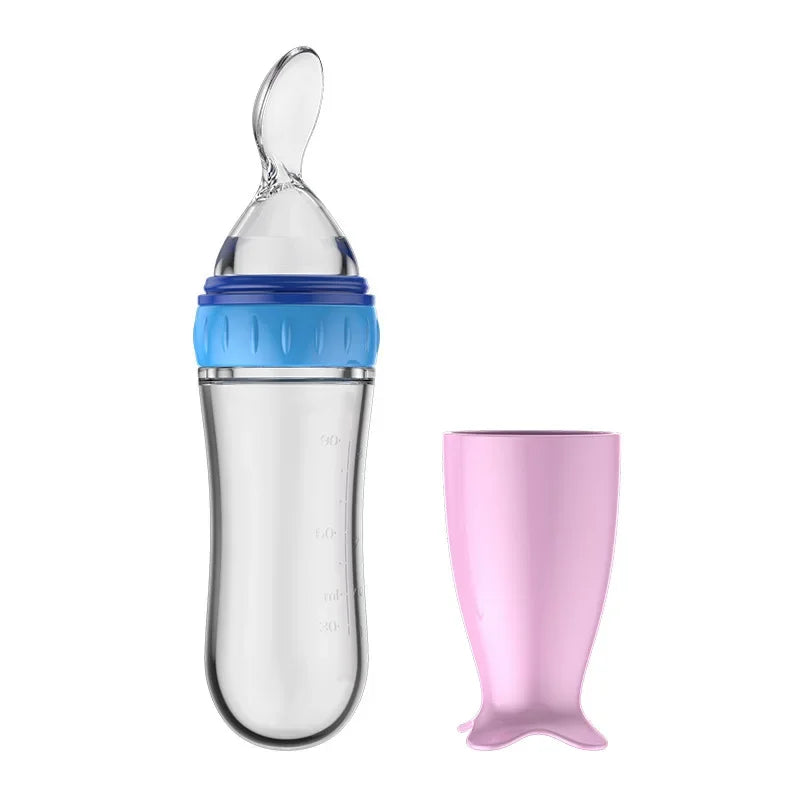 Squeeze Spoon Feeding Bottle