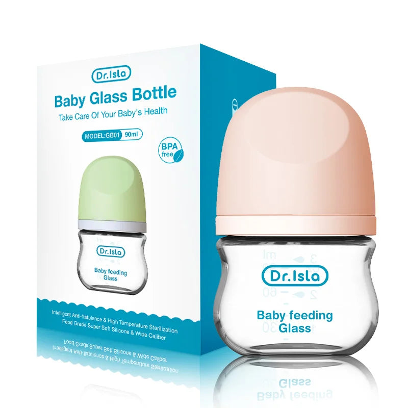 Anti-Colic Glass Baby Bottle