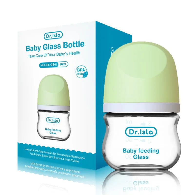 Anti-Colic Glass Baby Bottle