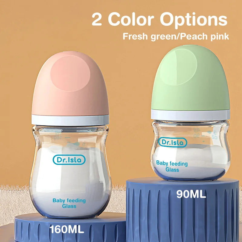 Anti-Colic Glass Baby Bottle